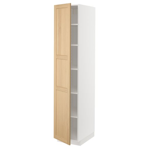 METOD, high cabinet with shelves, 40x60x200 cm, 095.094.09