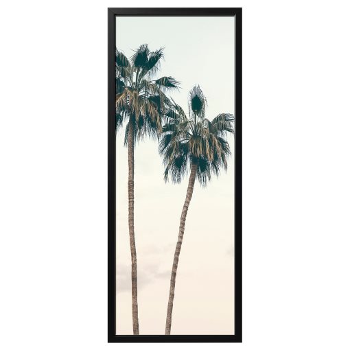 BJÖRKSTA, picture with frame/sunset nostalgia, 56x140 cm, 095.616.28