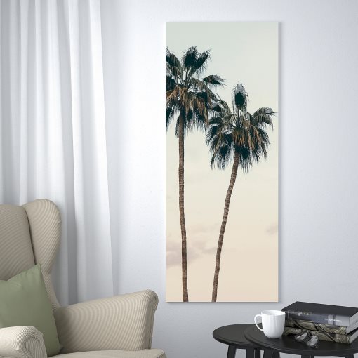 BJÖRKSTA, picture with frame/sunset nostalgia, 56x140 cm, 095.616.28