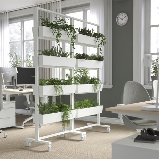 MITTZON, σκελετός με ρόδες/δοχείο, 85x205 cm, 095.729.62