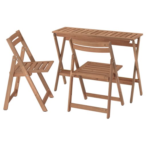 NÄMMARÖ, table and 2 chairs, folding/outdoor, 108x37 cm, 095.817.87