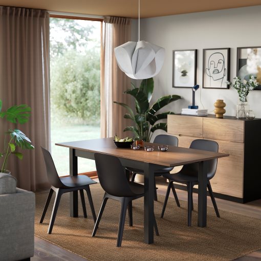 ÅLHULT/ODGER, table and 4 chairs, 120/170x80 cm, 096.100.92