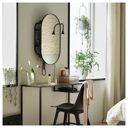 LINDBYN, mirror with storage, 40x70 cm, 104.586.11