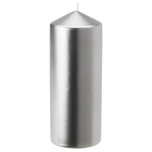 FENOMEN, unscented pillar candle, 70 hr, 105.282.56