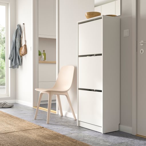 BISSA, παπουτσοθήκη με 3 τμήματα, 49x28x135 cm, 105.302.59