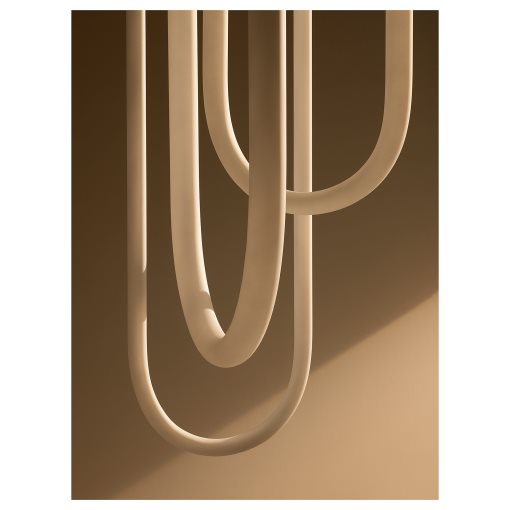 VARMBLIXT, pendant lamp with built-in LED light source/frosted glass, 105.311.31