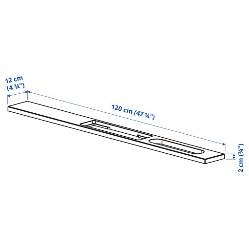 MITTZON, μονάδα πρίζας, 120x12 cm, 105.312.68