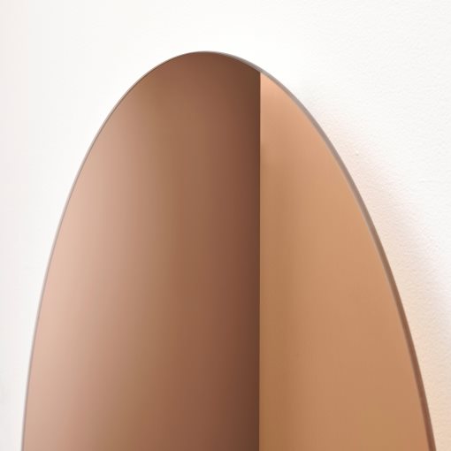 VARMBLIXT, φωτιστικό-καθρέπτης τοίχου με ενσωματωμένο φωτισμό LED/συμβατός με ροοστάτη/στρογγυλό, 105.315.41