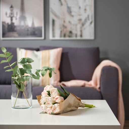 SMYCKA, artificial bouquet/in/outdoor/Tulip, 35 cm, 105.357.37