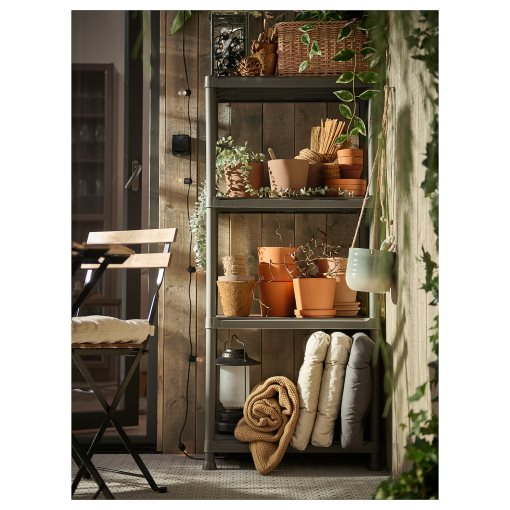 RUNMARÖ, shelving unit/in/outdoor, 60x30x133 cm, 105.513.17