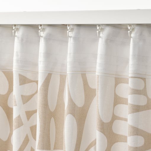 MAJSMOTT, curtains 1 pair, 145x300 cm, 105.565.03