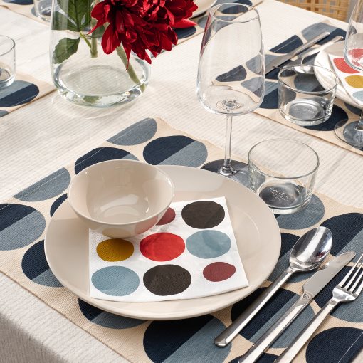 SNÖKRABBA, paper napkin 33x33 cm/30 pack, 170g, 105.615.14