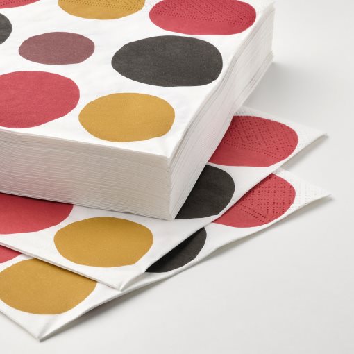 SNÖKRABBA, paper napkin 33x33 cm/30 pack, 170g, 105.615.14