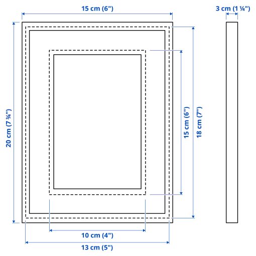 RODALM, frame, 13x18 cm, 105.663.90