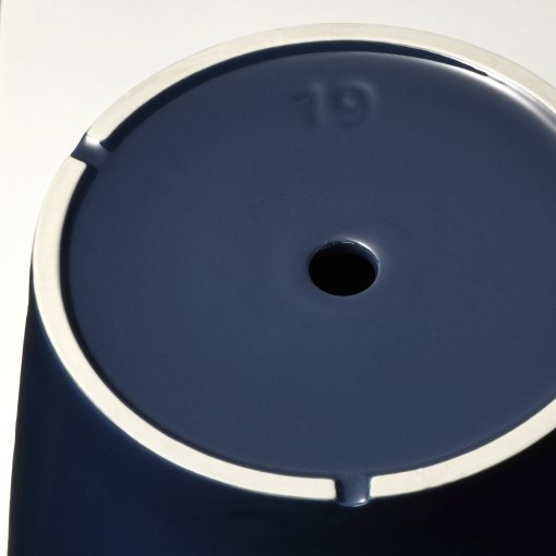 KLOTLÖNN, plant pot with saucer/in/outdoor, 19 cm, 105.840.68