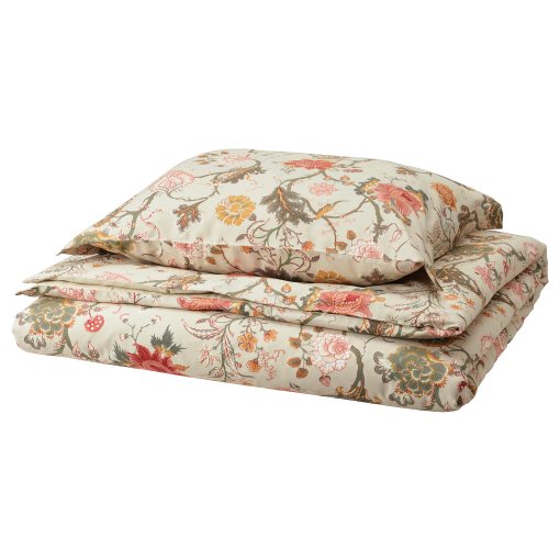 NÄSSELKLOCKA, παπλωματοθήκη και μαξιλαροθήκη, 150x200/50x60 cm, 105.845.44