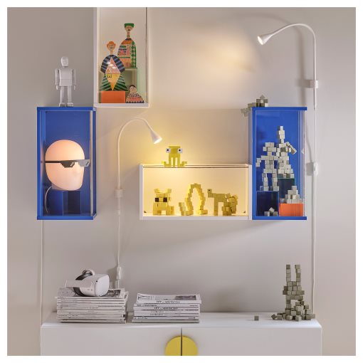 BRÄNNBOLL, wall-mounted display cabinet, 50x25x25 cm, 105.864.73