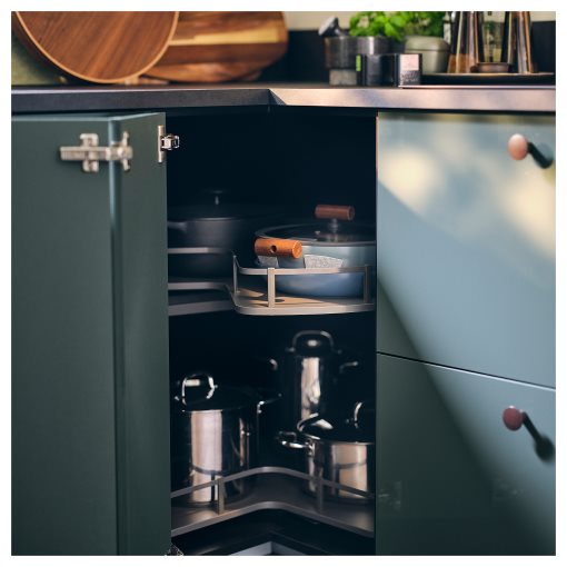 METOD, σκελετός γωνιακού ντουλαπιού βάσης, 88x60x80 cm, 105.916.86