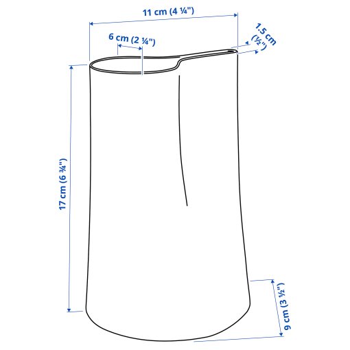CHILIFRUKT, βάζο/ποτιστήρι, 17 cm, 105.977.92