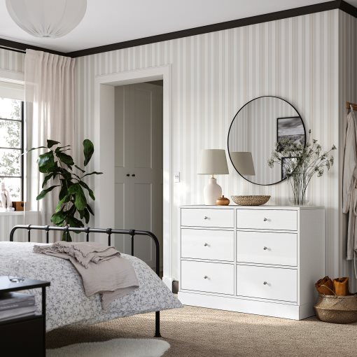 HAVSTA, συρταριέρα με 6 συρτάρια, 121x47x89 cm, 105.994.80