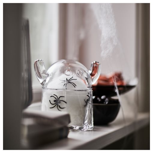 KUSTFYR, bowl with lid, 13 cm, 105.996.11