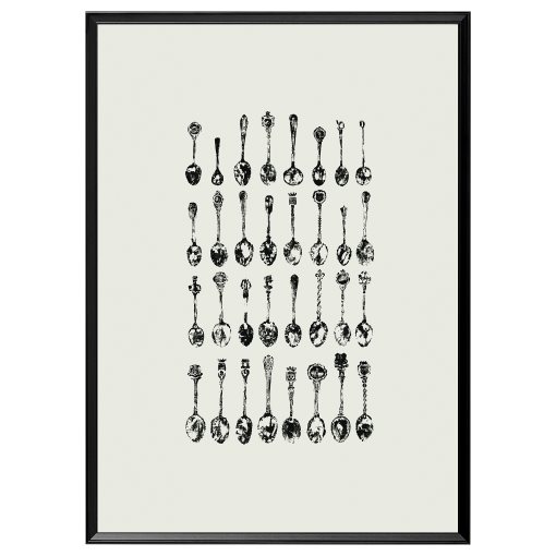 KNOPPÄNG, κορνίζα με πόστερ/συλλογή αναμνηστικών, 50x70 cm, 106.021.52