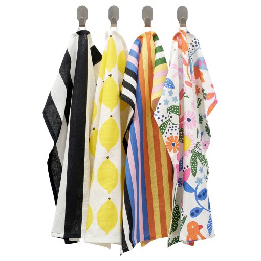 RINNIG, tea towel/4 pack, 45x60 cm, 106.099.07