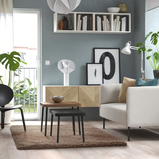 VOLLERSLEV, rug high pile, 133x195 cm, 106.142.54