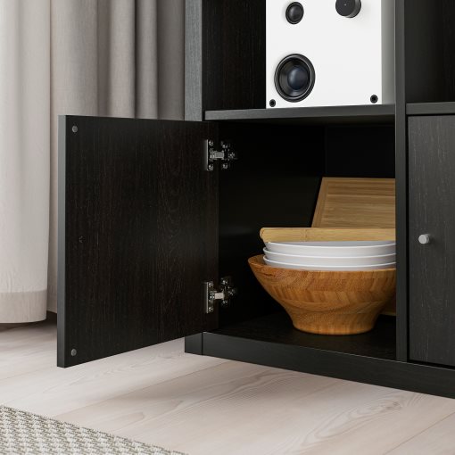 KALLAX, shelving unit with 4 inserts, 192.782.53