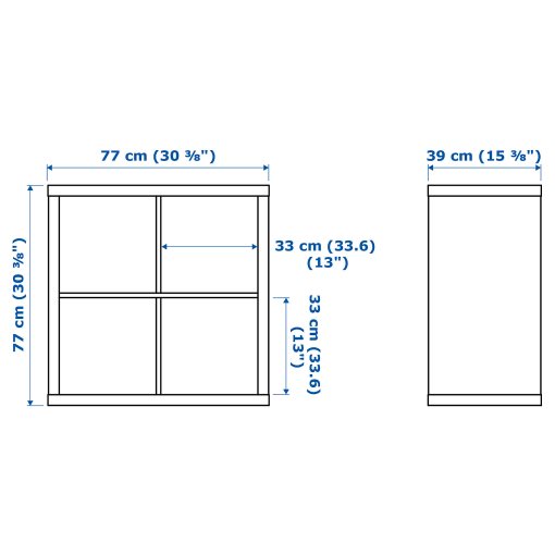 KALLAX, shelving unit with doors, 192.782.72