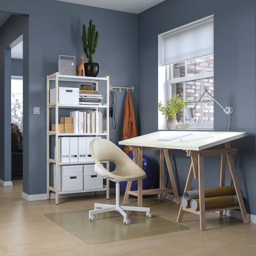 LAGKAPTEN/MITTB, desk, 140x60 cm, 194.171.93