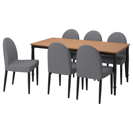 DANDERYD/DANDERYD, τραπέζι και 6 καρέκλες, 180x90 cm, 194.839.51