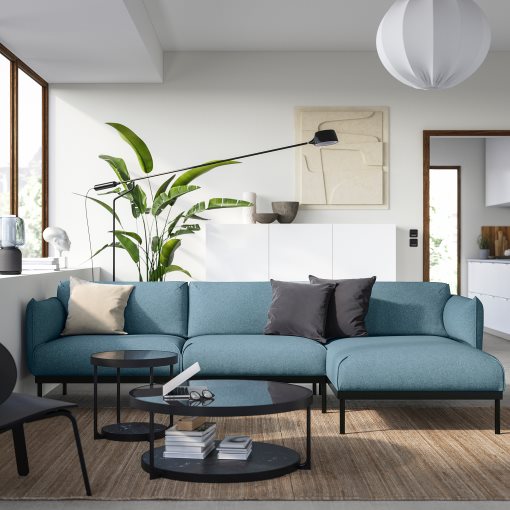 ÄPPLARYD, 3-seat sofa with chaise longue, 195.281.72