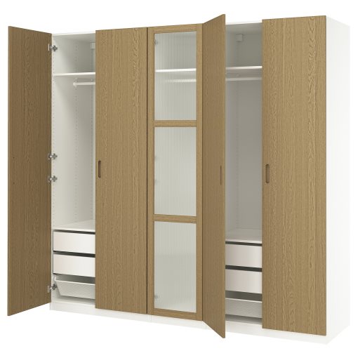 PAX/TONSTAD, wardrobe combination, 250x60x236 cm, 195.512.71