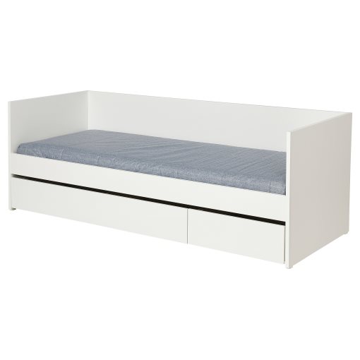 VIHALS, day-bed with storage/1 mattress, 80x200 cm, 195.805.94
