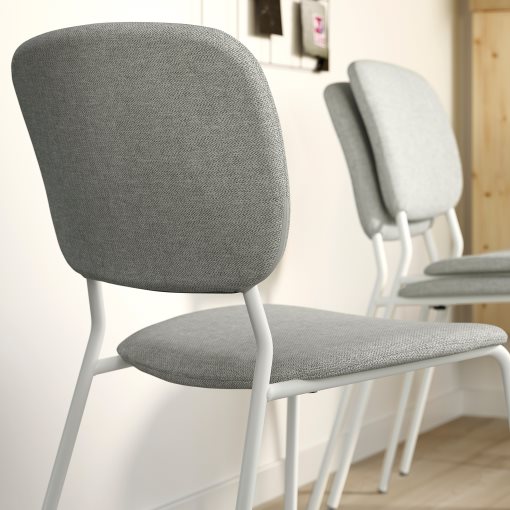 VIHALS, table and 4 chairs, 120/180x74 cm, 195.899.57