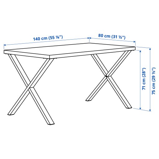 SKÅLSTA, table, 140x80 cm, 195.907.67