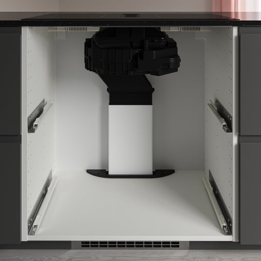 TÄCKNAN, induction hob/interior extractor with recirculation kit/IKEA 500, 83 cm, 196.125.14