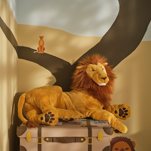 DJUNGELSKOG, soft toy, lion, 204.028.07