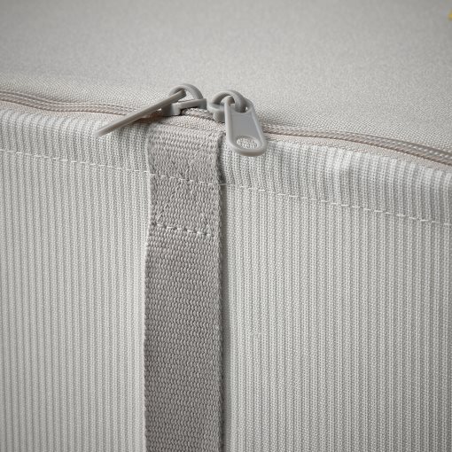 HEMMAFIXARE, storage case/fabric striped, 44x51x19 cm, 205.039.10