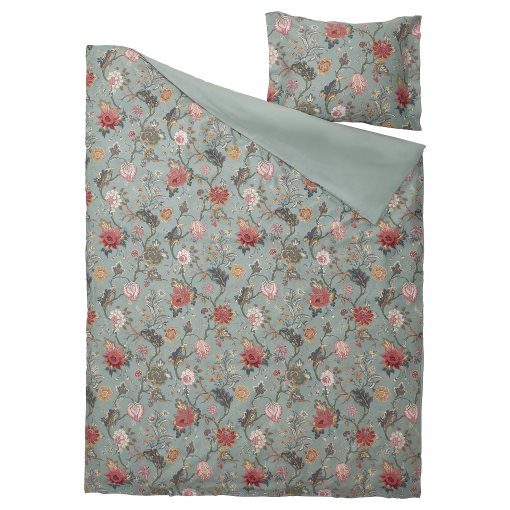NÄSSELKLOCKA, duvet cover and pillowcase, 150x200/50x60 cm, 205.185.20