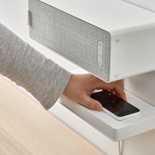 SYMFONISK, shelf with wireless charger, 205.210.56