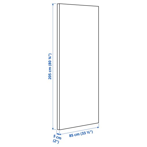MITTZON, acoustic screen for frame with castors, 85x193x5 cm, 205.286.37