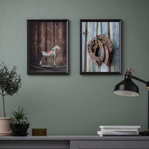 BILD, poster/Rocking horse/2 pack, 30x40 cm, 205.606.51