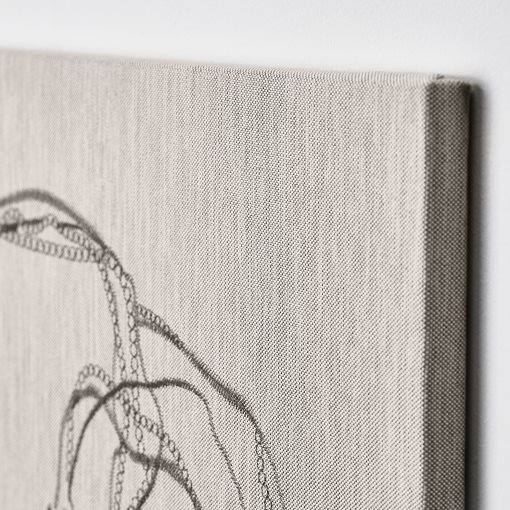 PJÄTTERYD, picture/flower doodle, 56x56 cm, 205.709.09