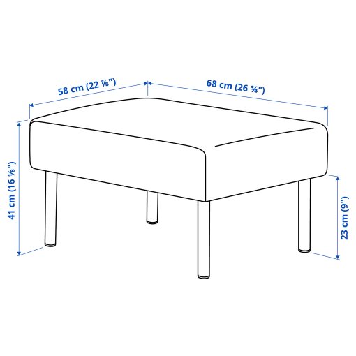 GLOSTAD, footstool, 205.732.86