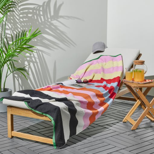 ROSENOXALIS, πετσέτα θαλάσσης, 100x180 cm, 205.748.51