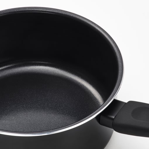 HEMLAGAD, pot with lid non-stick coating, 2 l, 205.809.13