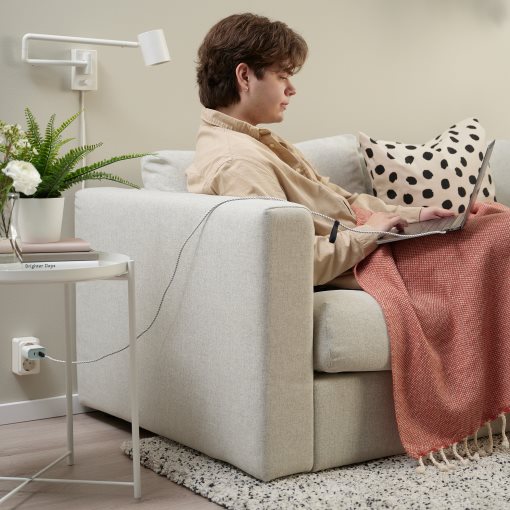 RUNDHULT, USB-C σε USB-C, 1.5 m/100 W, 205.811.06