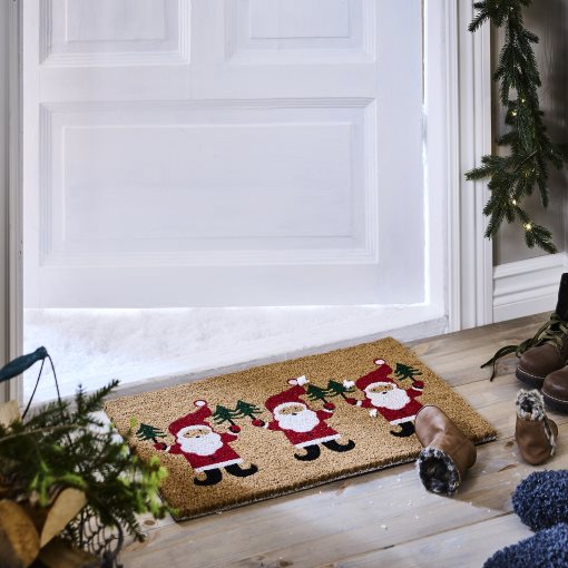 VINTERFINT, χαλάκι εισόδου, μοτίβο Άγιος Βασίλης, 40x60 cm, 205.815.59